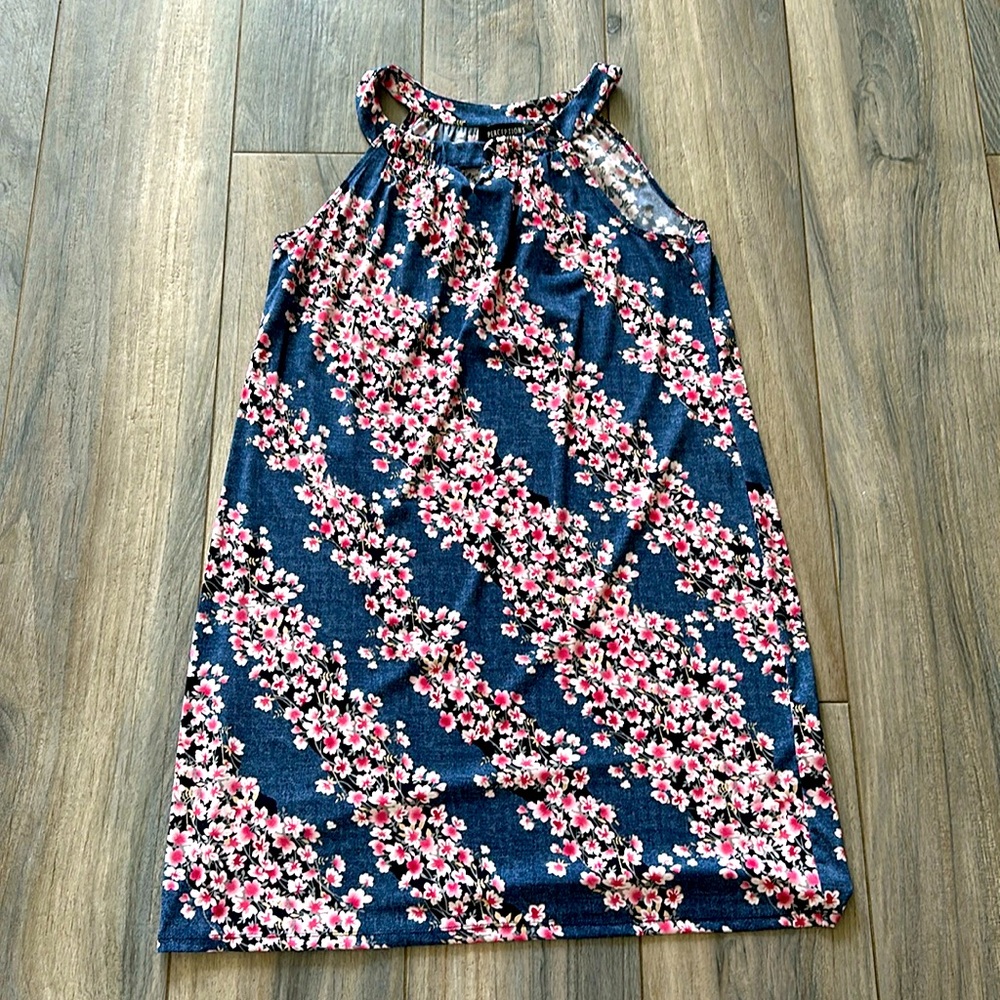 Blue Hawaiian Dress Medium